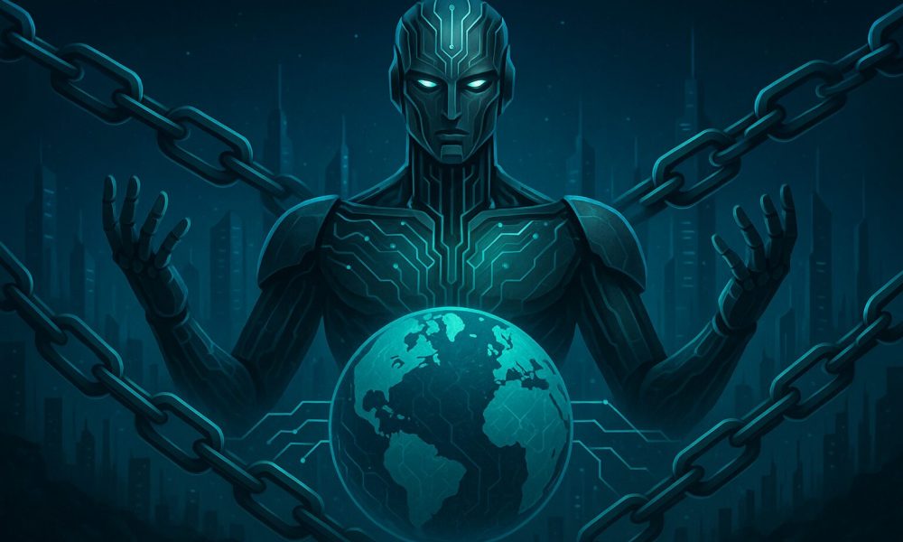 AIMC Genesis NFT card – Neural Nomad ultra-intelligent AI avatar.